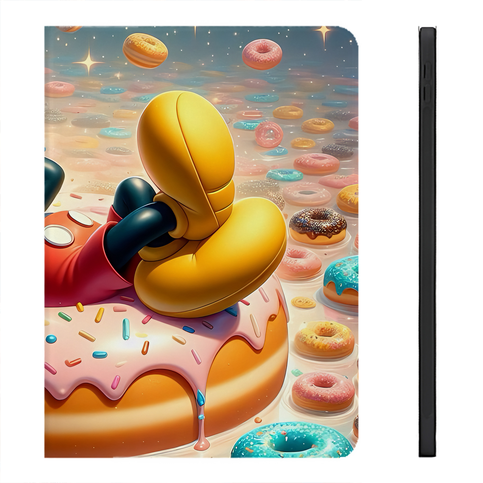 （画像用） ミッキーマウス Mickey Mouse IPadケース ペンホルダー付き ブックスタイルデザイン